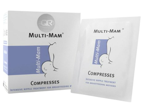 Multi-Mam Compresses is a gel-like substance to soothe and cool your damaged and cracked nipples.