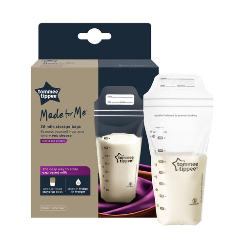 Tommee Tippee Breast Milk Storage Bags -36 in total